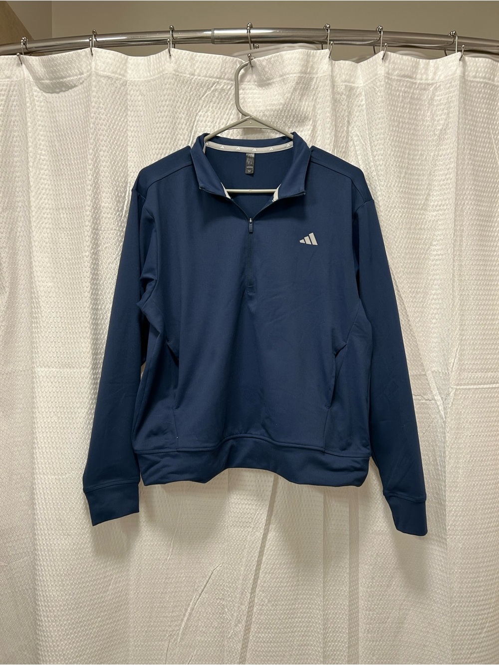 LIKE NEW Navy Adidas Quarter Zip Jacket